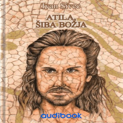 book cover for Atila, šiba božja