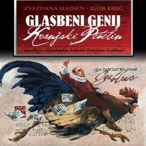 book cover for Glasbeni genij