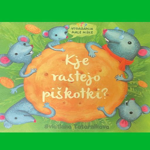 book cover for Kje rastejo piškotki?