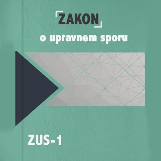 book cover for Zakon o upravnem sporu (ZUS-1)