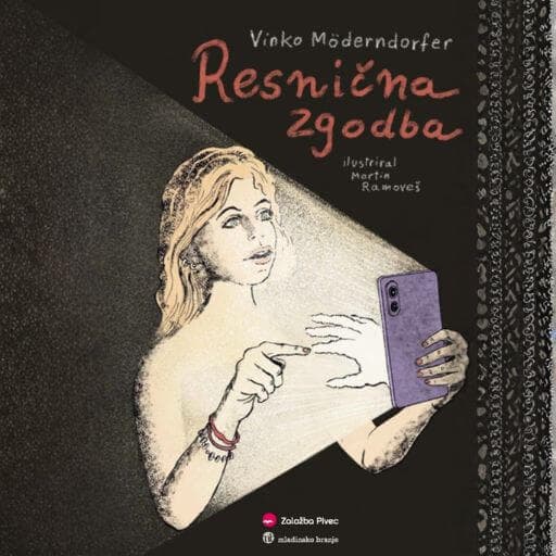 book cover for Resnična zgodba