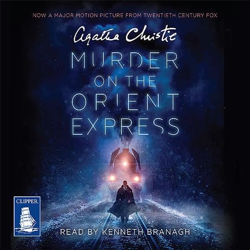 book cover for Murder on the Orient Express