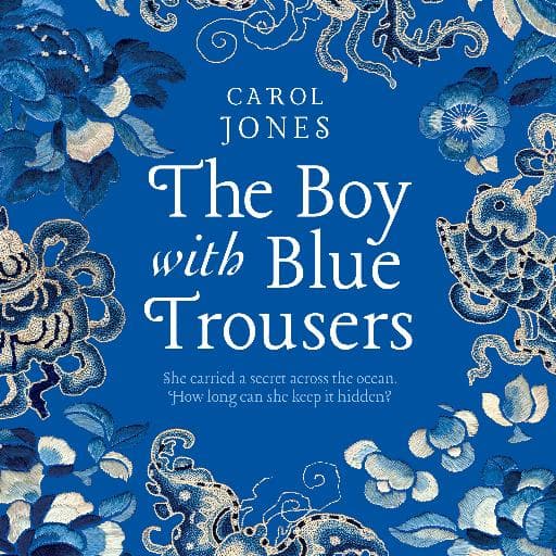 book cover for The Boy with Blue Trousers