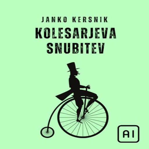 book cover for Kolesarjeva snubitev