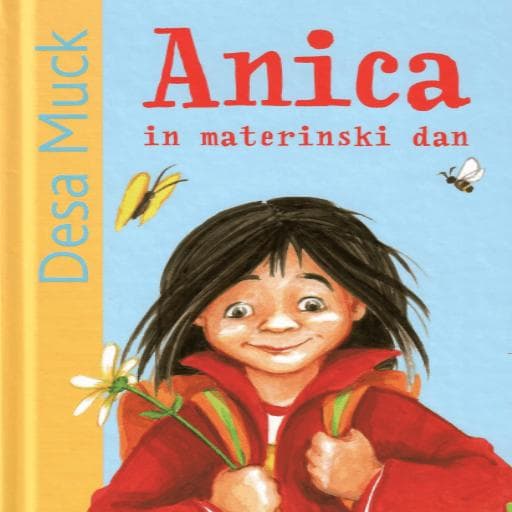 book cover for Anica in materinski dan