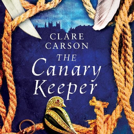 book cover for The Canary Keeper