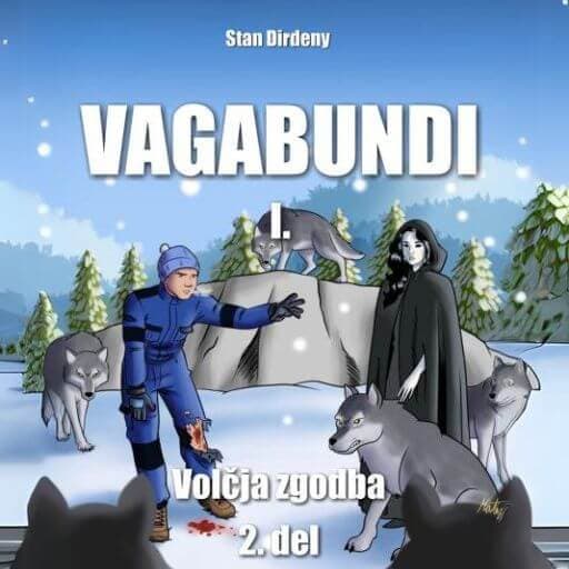 book cover for Volčja zgodba 2.del