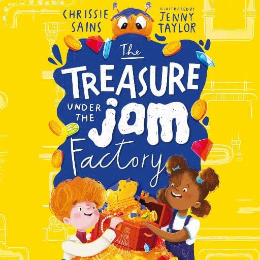 book cover for The Treasure Under the Jam Factory