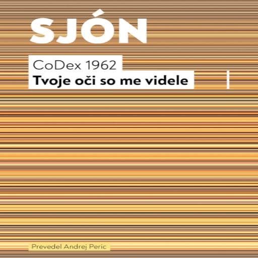 book cover for CoDex 1962: Tvoje oči so me videle