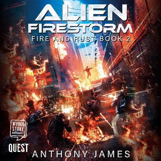book cover for Alien Firestorm