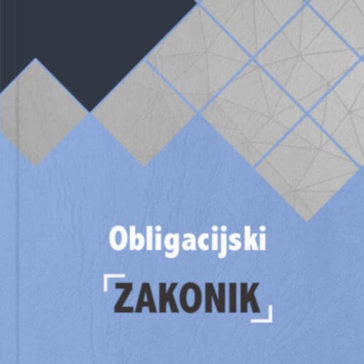 book cover for Obligacijski zakonik (OZ)