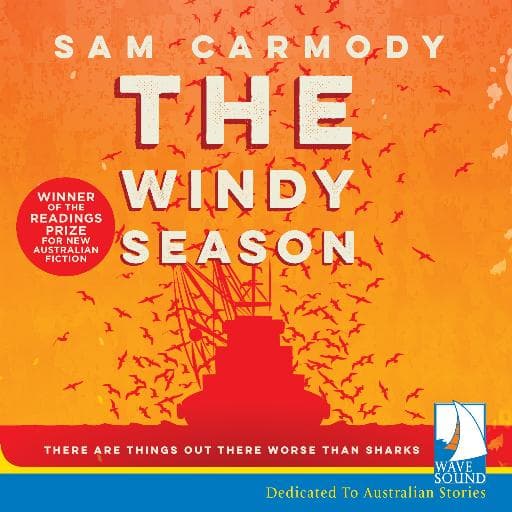 book cover for The Windy Season