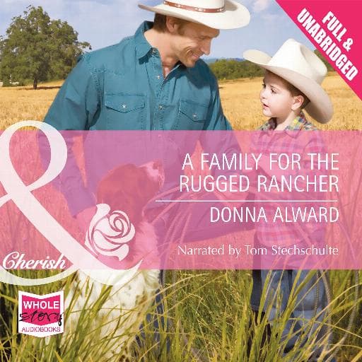 book cover for A Family for the Rugged Rancher