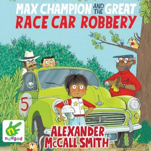 book cover for Max Champion and the Great Race Car Robbery