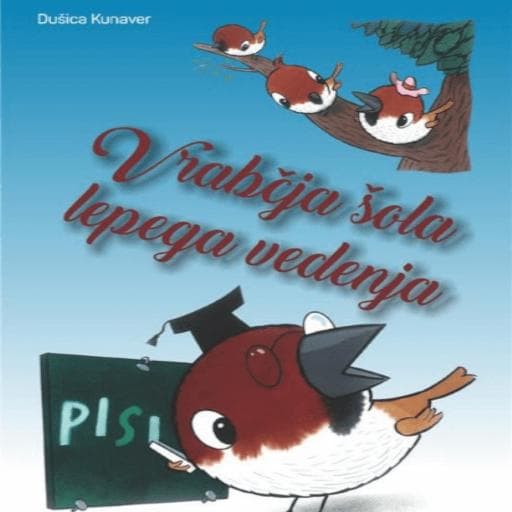 book cover for Vrabčja šola lepega vedenja