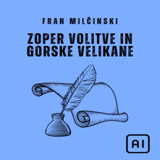 book cover for Zoper volitve in gorske velikane