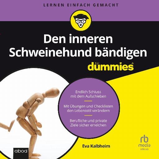 book cover for Den inneren Schweinehund bändigen für Dummies