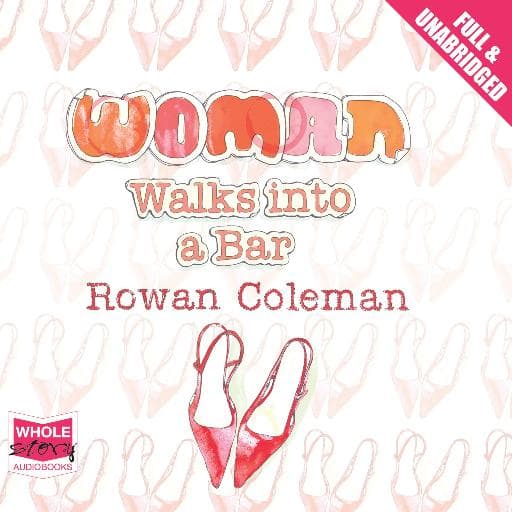 book cover for A Woman Walks Into A Bar