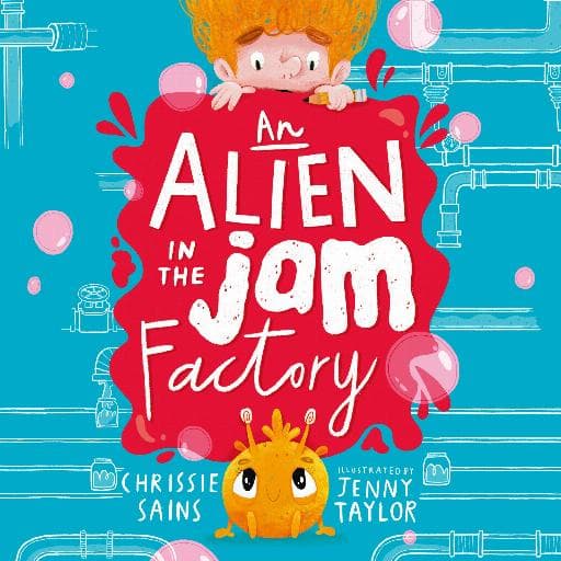 book cover for An Alien in the Jam Factory