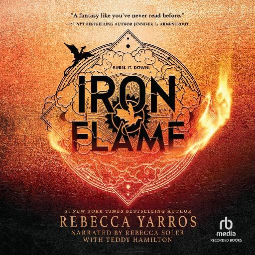 book cover for Iron Flame