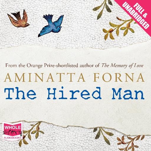 book cover for The Hired Man