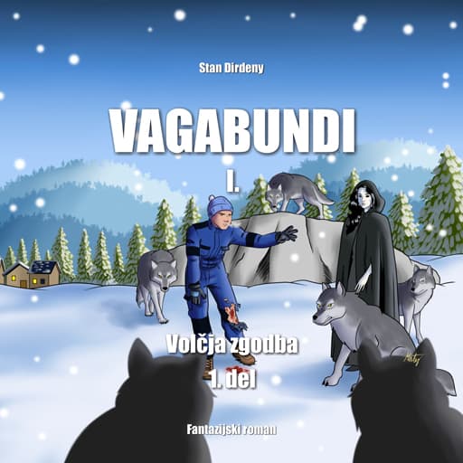 book cover for Volčja zgodba 1.del