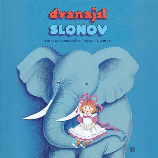 book cover for Dvanajst slonov