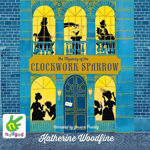 book cover for The Mystery of the Clockwork Sparrow
