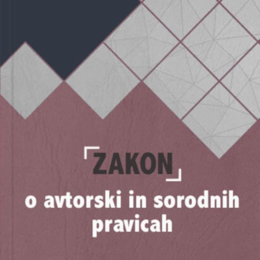book cover for Zakon o avtorski in sorodnih pravicah (ZASP)