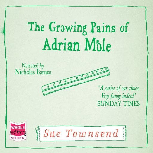 book cover for The Growing Pains of Adrian Mole