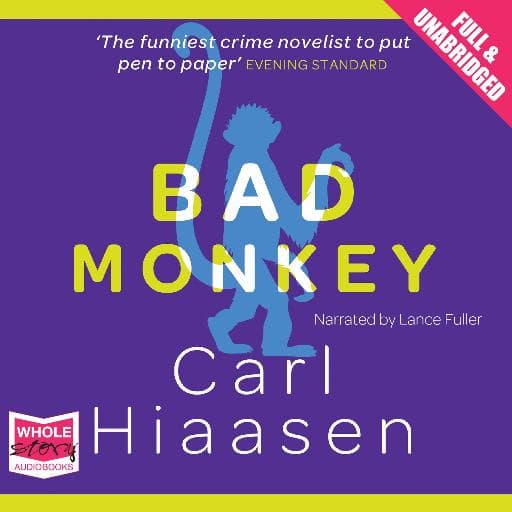 book cover for Bad Monkey