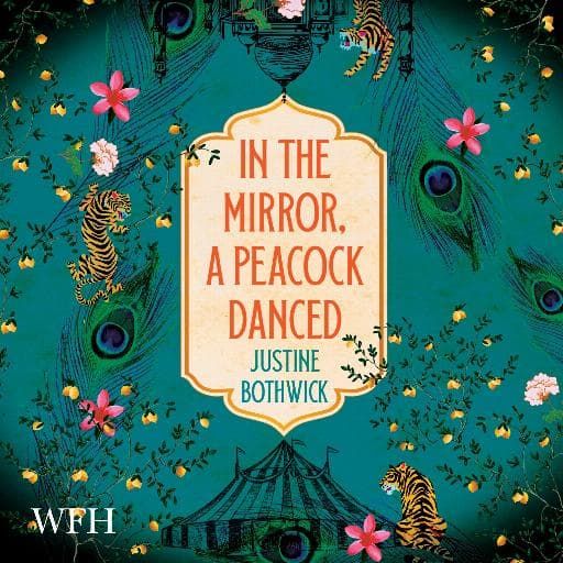 book cover for In the Mirror, a Peacock Danced