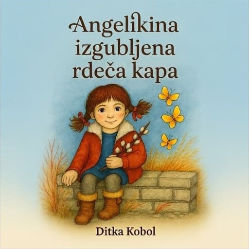 book cover for Angelikina izgubljena rdeča kapa