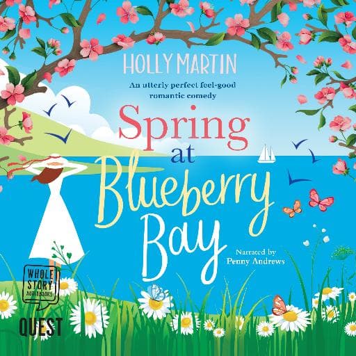 book cover for Spring at Blueberry Bay