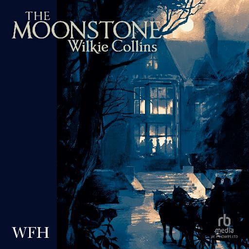 book cover for The Moonstone