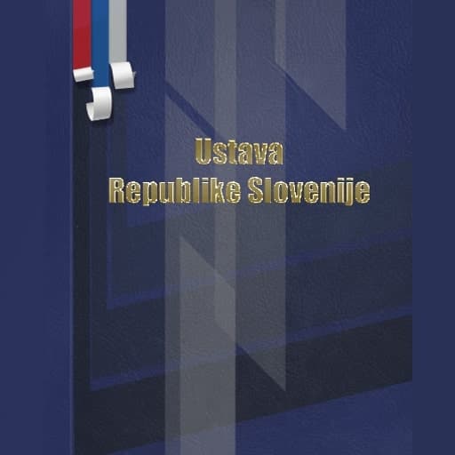 book cover for Ustava republike Slovenije (URS)