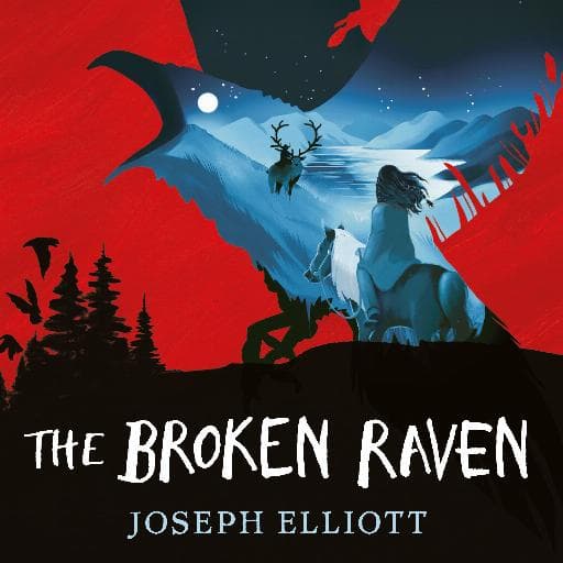 book cover for The Broken Raven