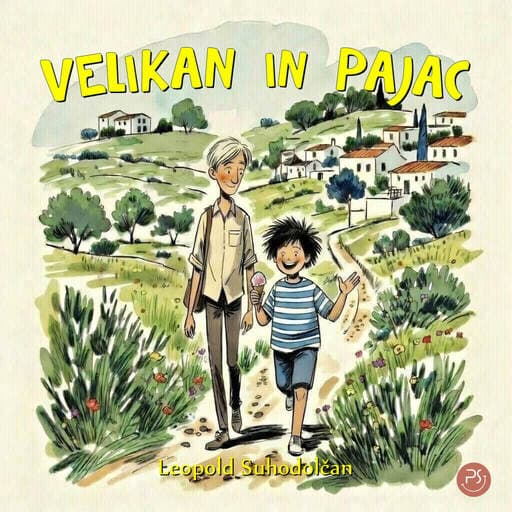 book cover for Velikan in pajac