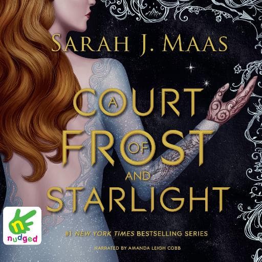 book cover for A Court of Frost and Starlight