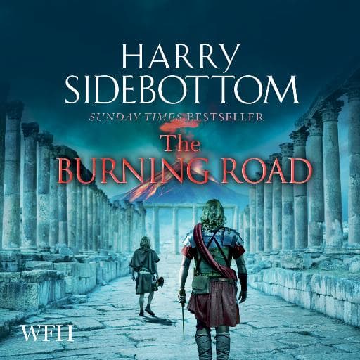 book cover for The Burning Road