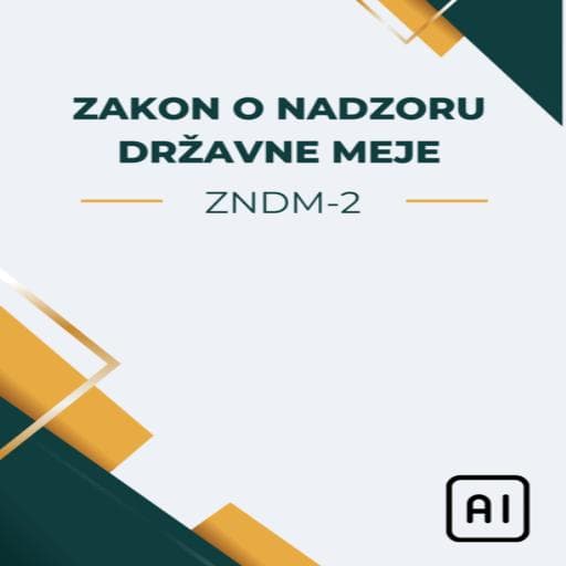 book cover for Zakon o nadzoru državne meje (ZNDM-2)