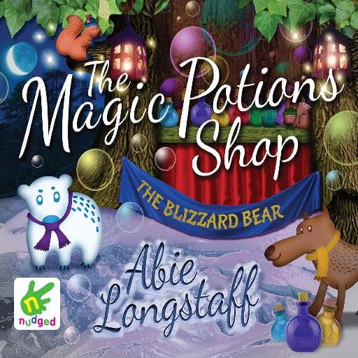 book cover for The Magic Potions Shop