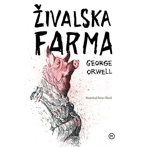 book cover for Živalska farma