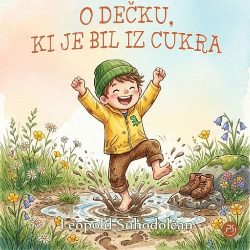 book cover for O dečku, ki je bil iz cukra