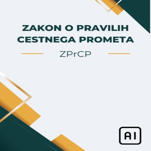 book cover for Zakon o pravilih cestnega prometa (ZPrCP)