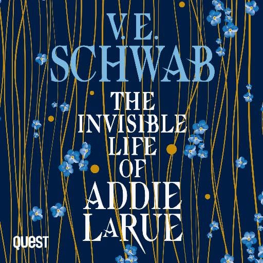 book cover for The Invisible Life of Addie LaRue