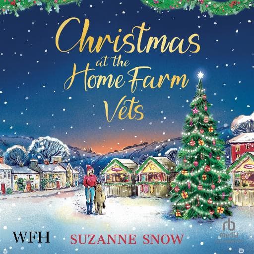 book cover for Christmas at the Home Farm Vets