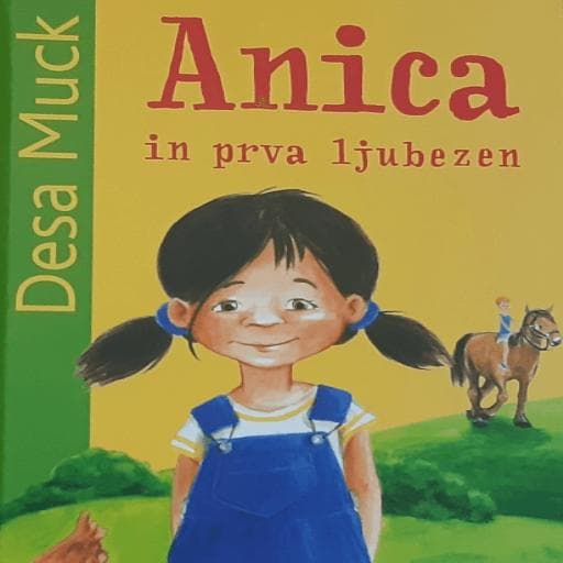 book cover for Anica in prva ljubezen