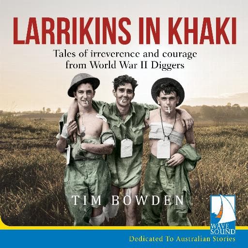 book cover for Larrikins in Khaki