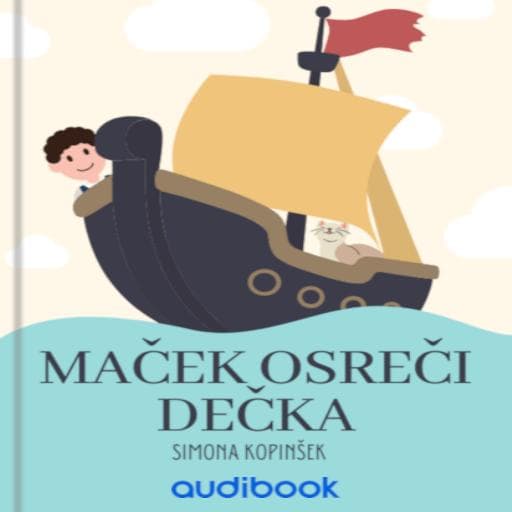 book cover for Maček osreči dečka